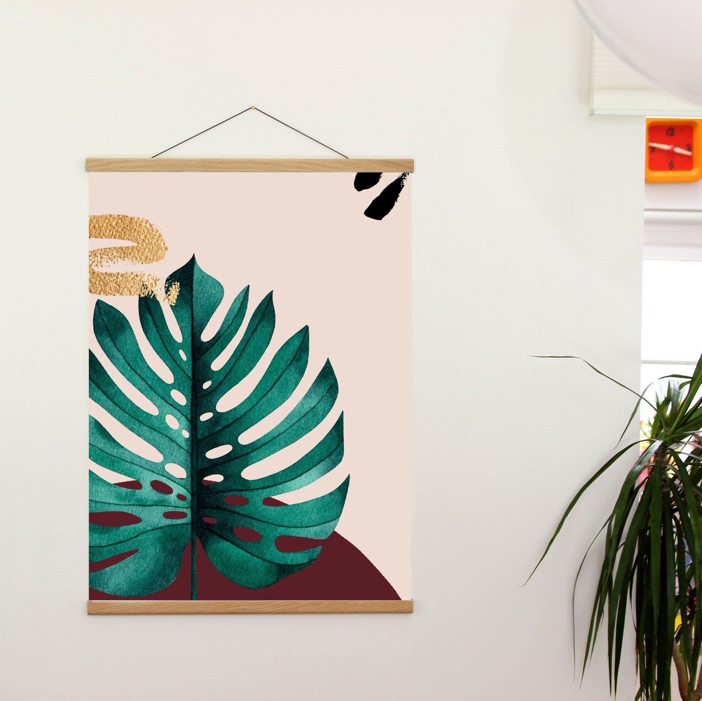 Trio of Jungle Leaf A4 Art Prints