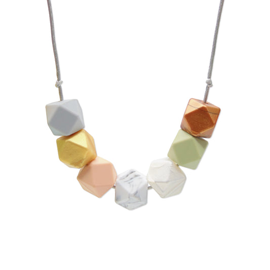 Keeping it Neutral - 7 Bead Necklace