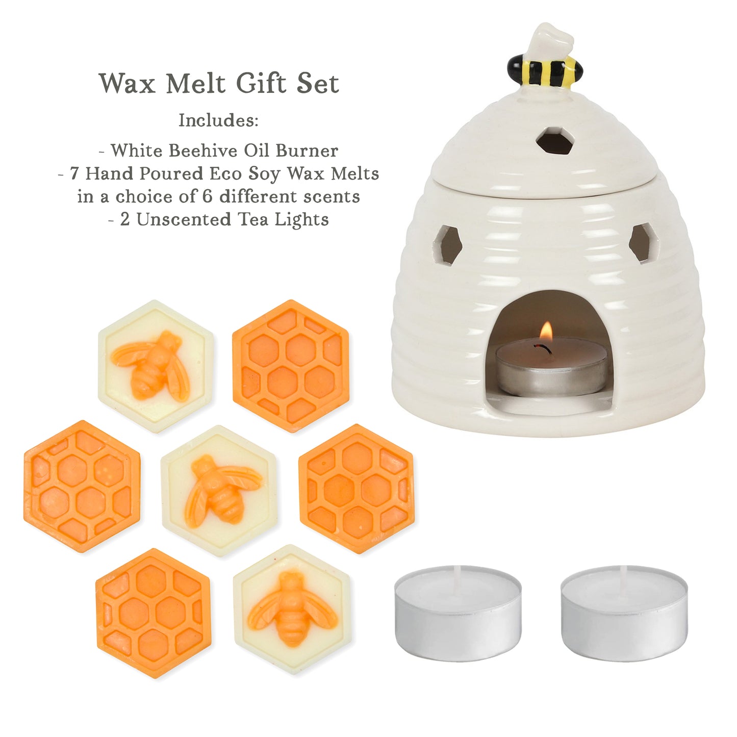 Beehive Wax Burner Gift Set
