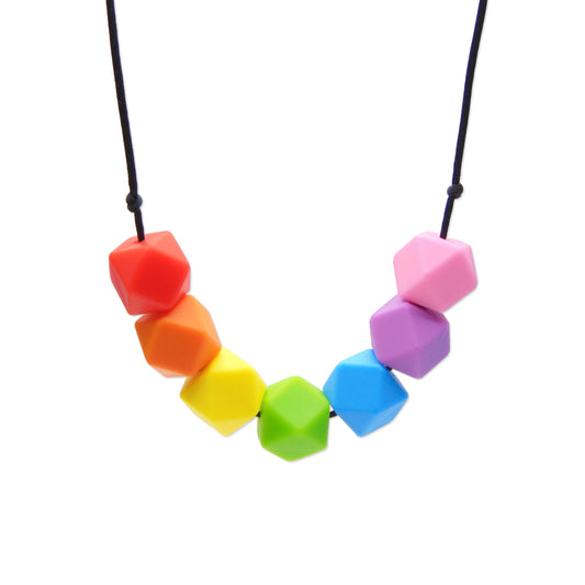Rainbow Baby - 7 Bead Necklace