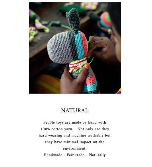 Modern Neutrals Baby Blanket - 100% Fair-trade, Organic Cotton