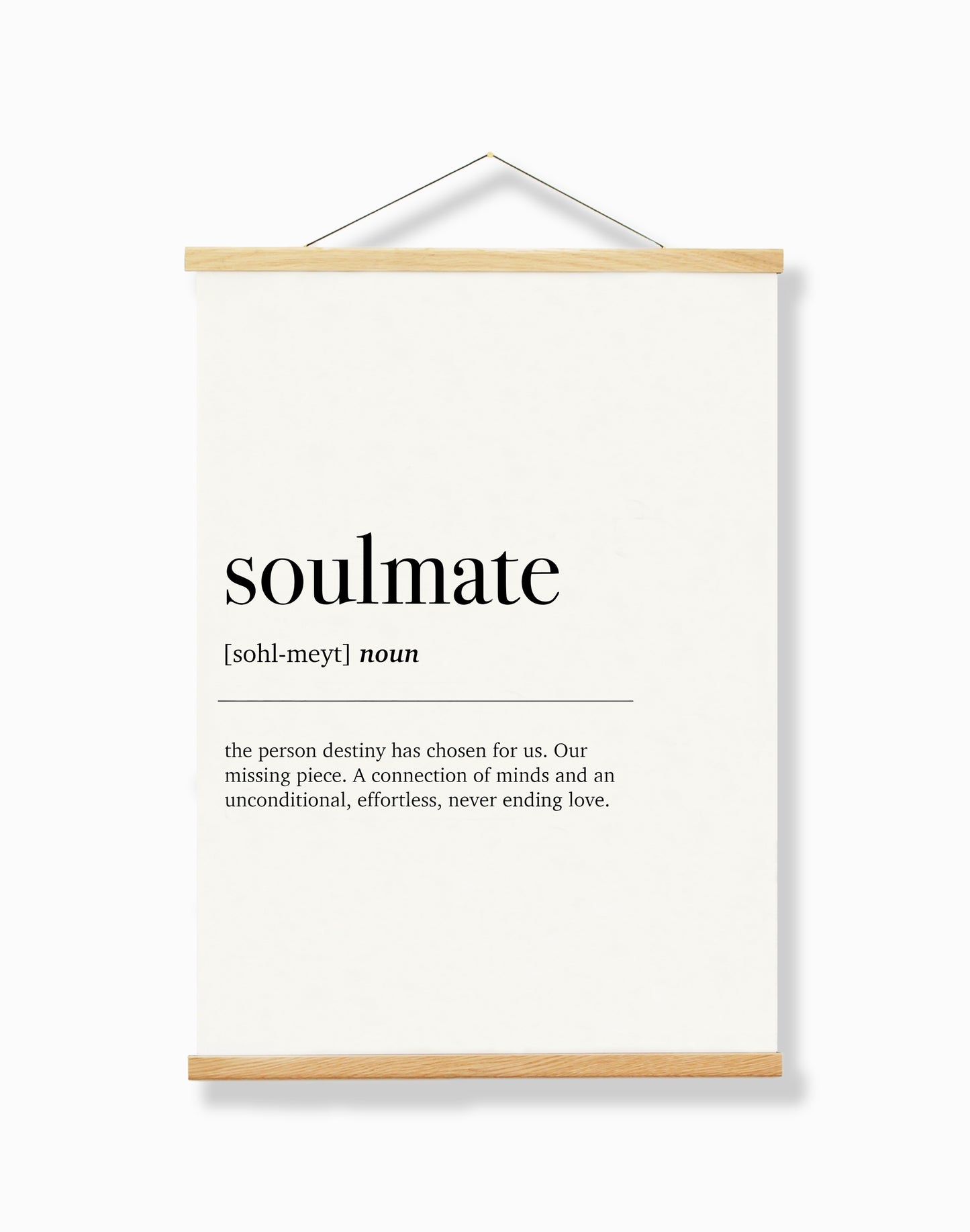 Soulmate Dictionary Definition A4 Print