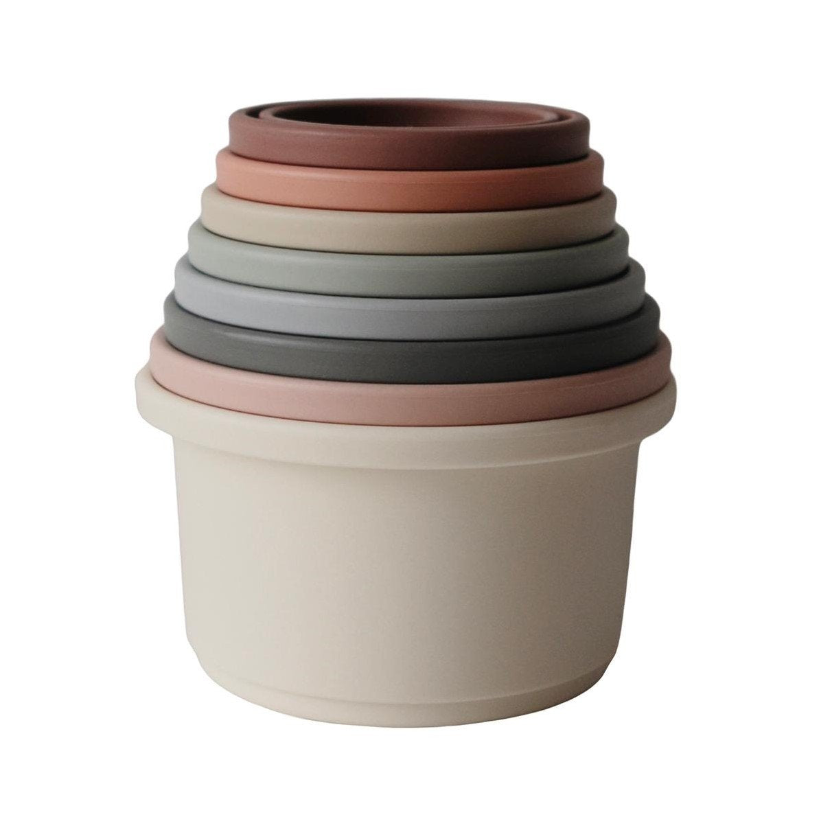 Danish Hygge Stacking Cups - Modern Neutrals