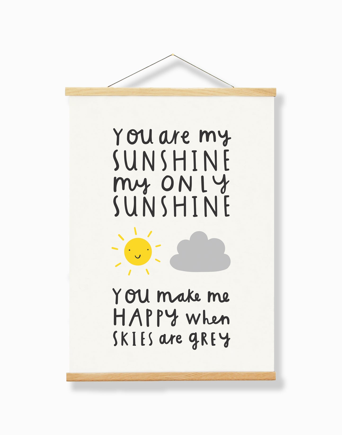 You Are My Sunshine A4 Print