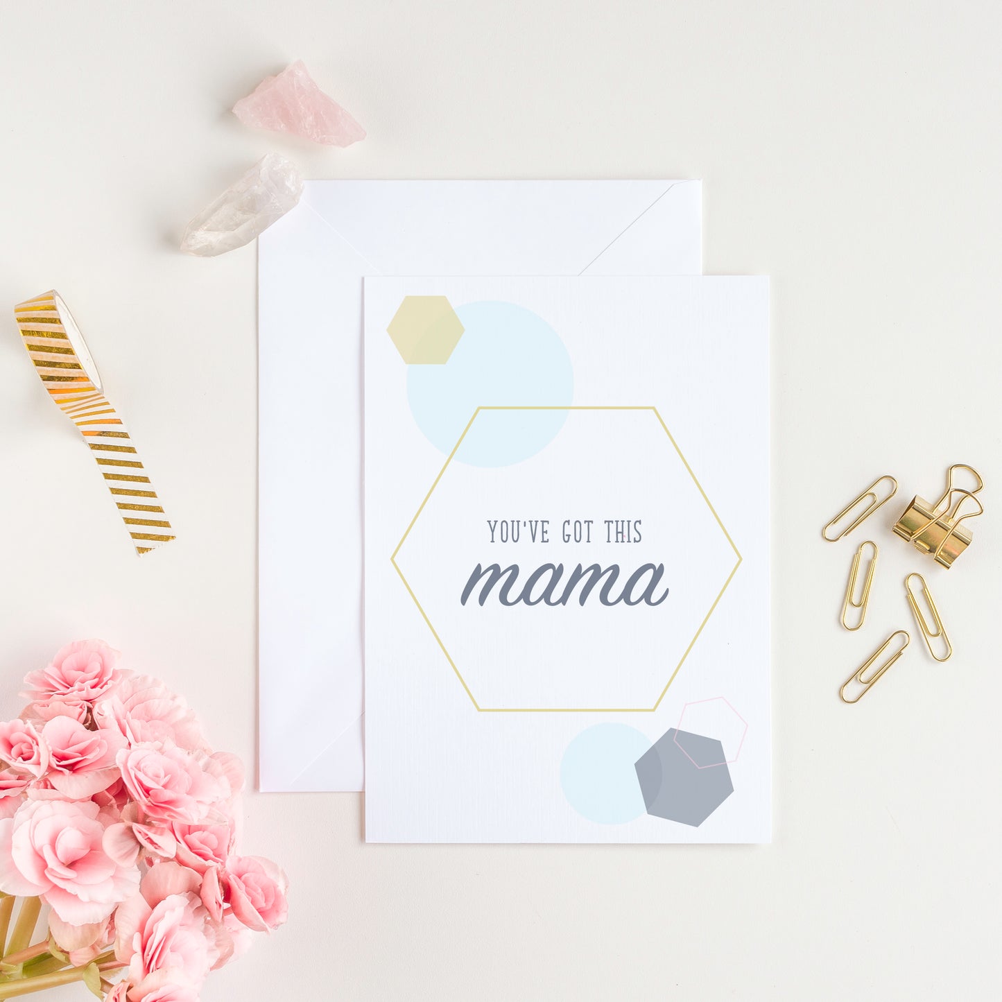 You've Got This Mama Card - Blue