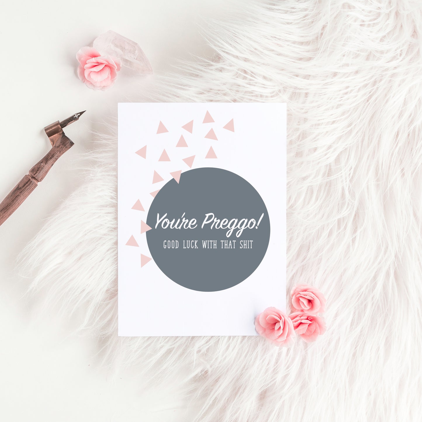 You're Preggo! Good Luck With That Shit Card