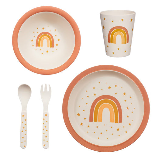 Chasing Rainbows Bamboo Dinner Set