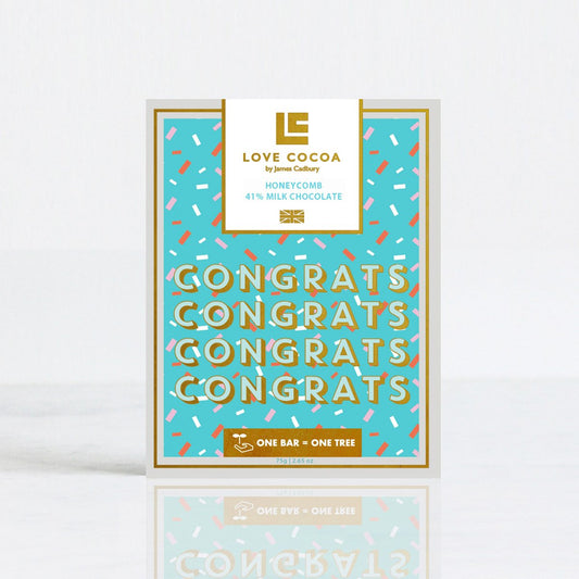 Congrats Honeycomb Chocolate Bar
