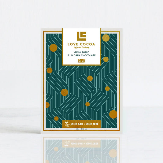 Vegan Gin and Tonic Chocolate Bar