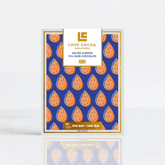 Vegan Salted Almond Chocolate Bar